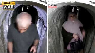 Watch: Yahya Sinwar in tunnel hours before Oct 7 attack, wife seen carrying handbag worth $32,000