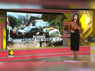 Aerials Show Severe Flooding In Northern Italy