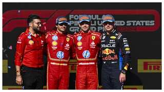 Charles Leclerc grabs win at US Grand Prix as Lando Norris, Max Verstappen clash