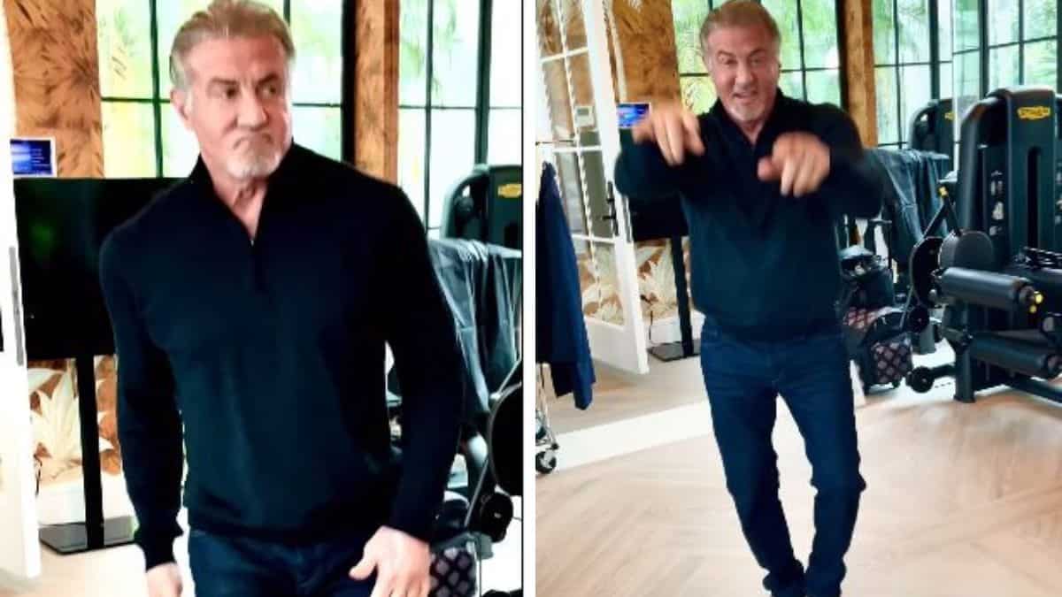 Rocky has got the moves! Sylvester Stallone, 78, jives in a new viral dance video