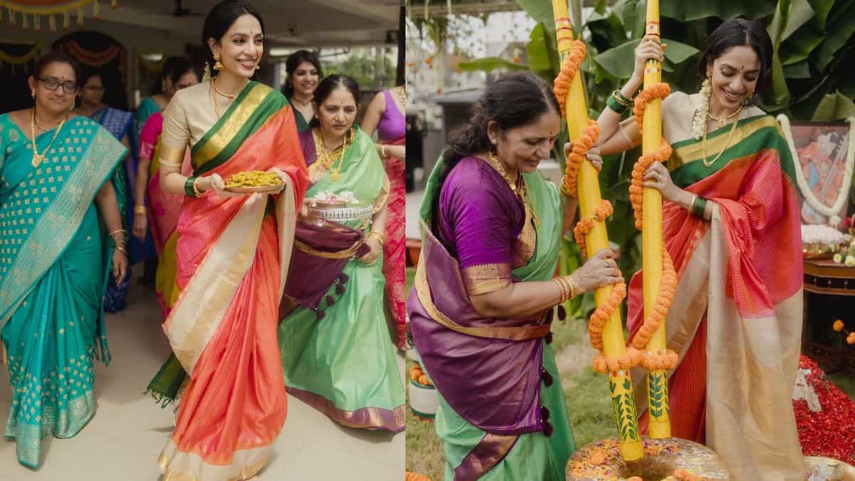 Sobhita Dhulipala kickstarts her wedding festivities, shares post on Instagram, see pics
