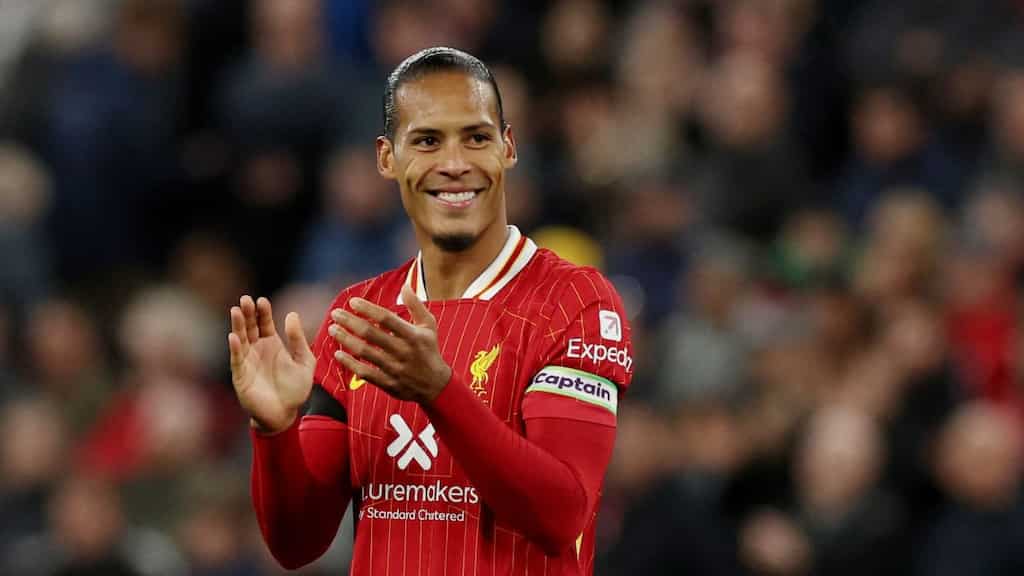 Liverpool captain Virgil van Dijk confirms discussions over contract extension underway ‘with right people’