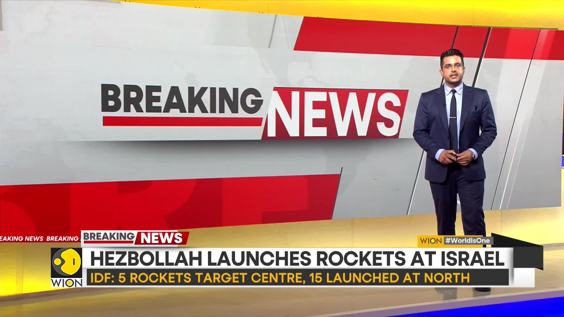 Israel-Hezbollah War: Hezbollah Fires Rockets Into Central Israel