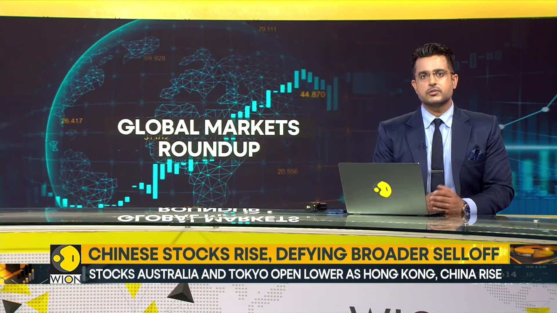 Chinese Stocks Rise, Defying Broader Selloff