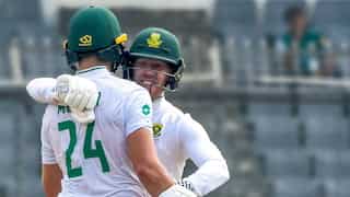 BAN vs SA: Bangladesh battle at 101-3 as South Africa threaten innings defeat