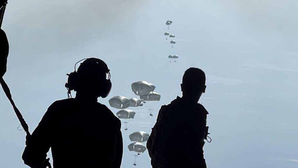 Three-year-old Palestinian boy dies after Gaza airdropped aid falls on him