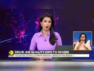 India: Delhi's Air Quality Plummets, Morning Smog Envelops The City