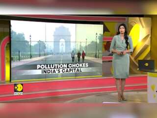 Delhi Wakes Up To A Smoggy Morning
