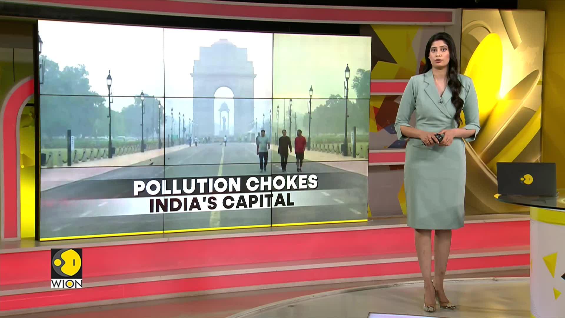 Delhi Wakes Up To A Smoggy Morning