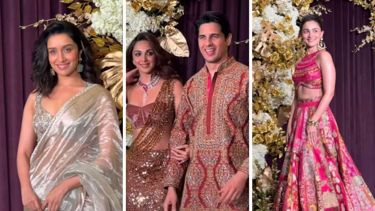 Festive season begins in Bollywood as Alia, Kiara, Shraddha and others attend Manish Malhotra's Diwali bash
