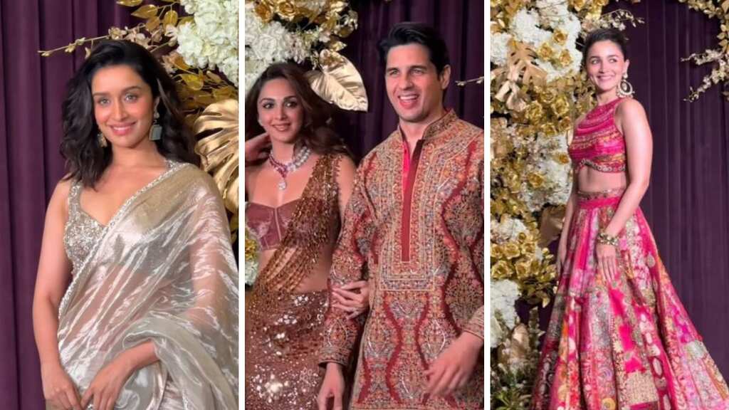 Festive season begins in Bollywood as Alia, Kiara, Shraddha and others attend Manish Malhotra's Diwali bash