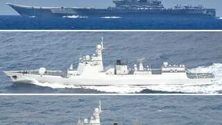 Taipei reports Chinese aircraft carrier group sailed through Taiwan Strait