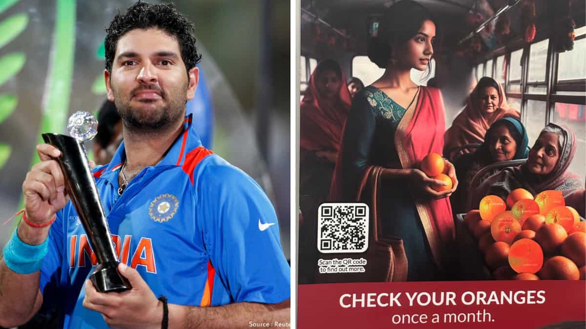 ‘Check your oranges’: Yuvraj Singh’s NGO slammed for tone deaf campaign around breast cancer