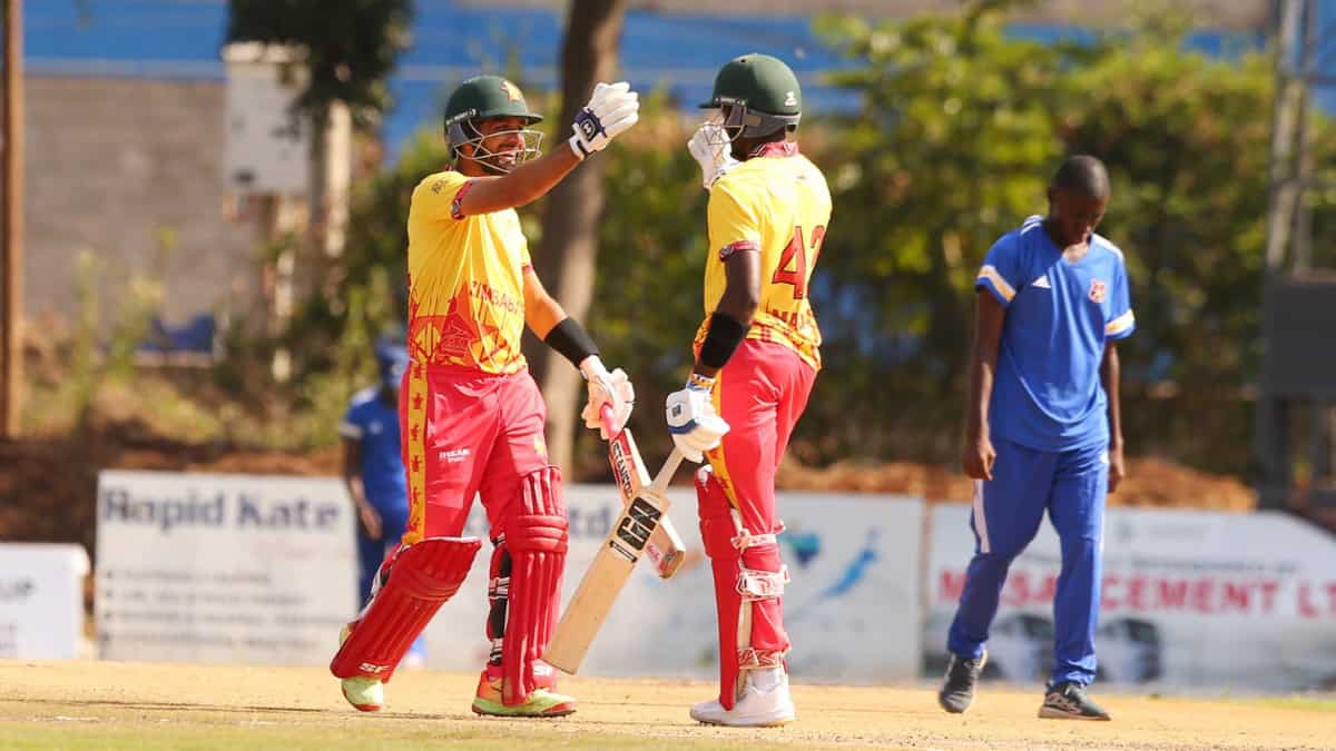 Zimbabwe cricket team runs riot in Gambia capitulation as records tumble left, right and centre Zimbabwe cricket team runs riot in Gambia capitulation as records tumble left, right and centre