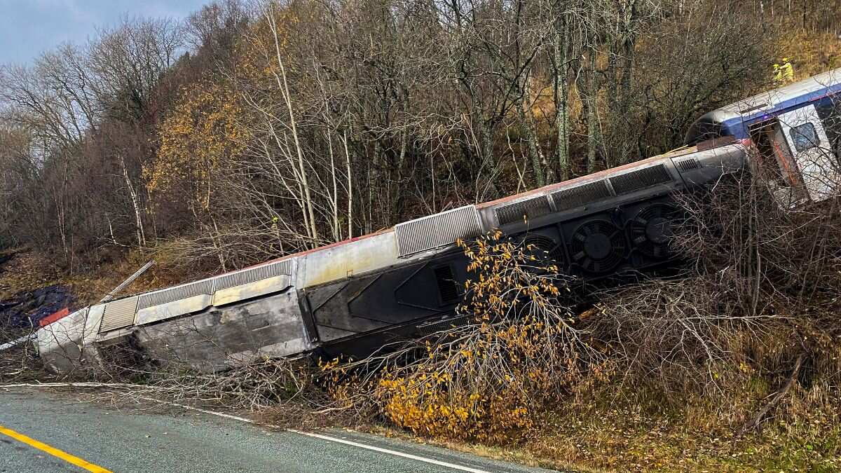 One dead, four injured as train carrying 55 passengers derails in northern Norway