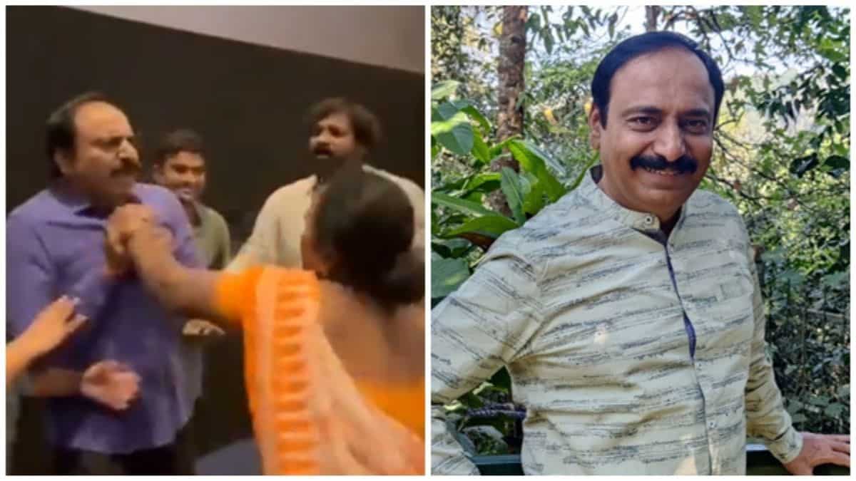 NT Ramaswamy attacked by woman in theatre over villain role in Love Reddy: Watch viral clip