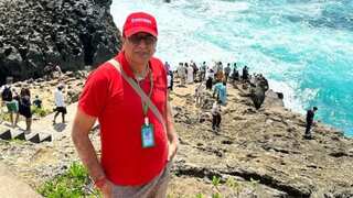 Indian man killed by rogue wave while taking pictures at popular Bali tourist site