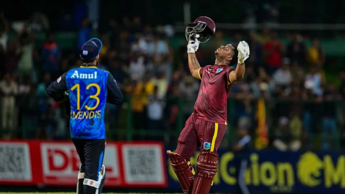 Match Report - Evin Lewis hits hundred in consolation win for West Indies against Sri Lanka in 3rd ODI
