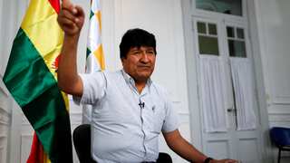 Bolivia former president Morales says his vehicle was hit by gunfire
