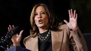US presidential election: Kamala Harris heckled by anti-Israel protester at her rally in Michigan- Watch