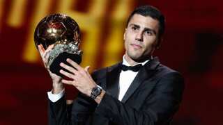 Manchester City's Rodri wins men's 2024 Ballon d'Or as Real Madrid's Vinicius Jr settles for second spot