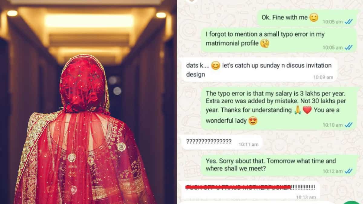 Woman abuses matrimonial match after realising he has a low annual income
