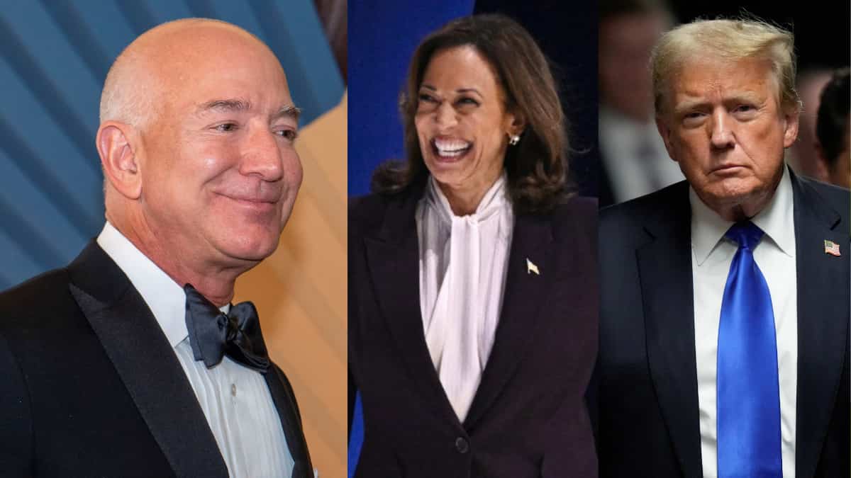 US elections: Jeff Bezos has this to say on WaPo's decision to not endorse Kamala Harris US elections: Jeff Bezos has this to say on WaPo's decision to not endorse Kamala Harris
