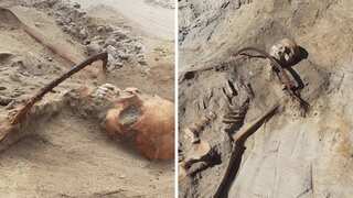 Female 'vampire' padlocked inside grave with sickle at neck 350 years ago: Archaeologists