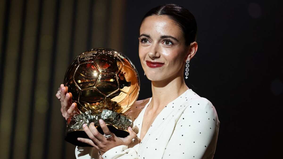 Barcelona's Aitana Bonmati wins second successive women's Ballon d'Or