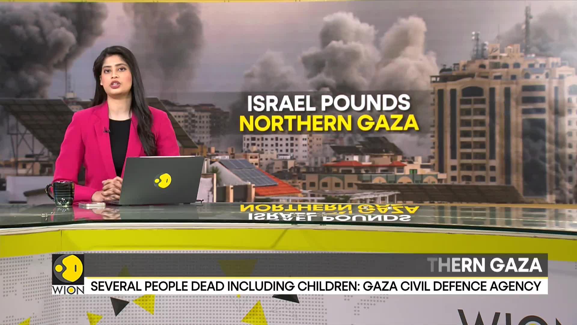 Israel Launches Air Strikes In Northern Gaza