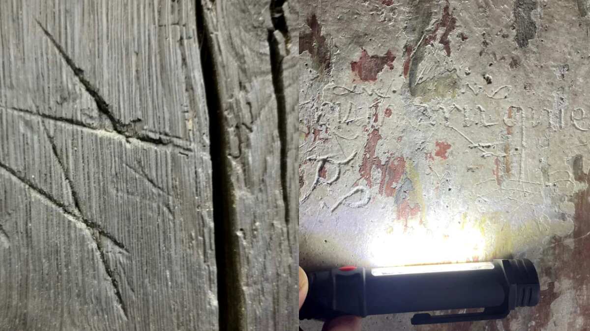 Halloween surprise! A curse and witches' marks found in centuries-old UK house Halloween surprise! A curse and witches' marks found in centuries-old UK house