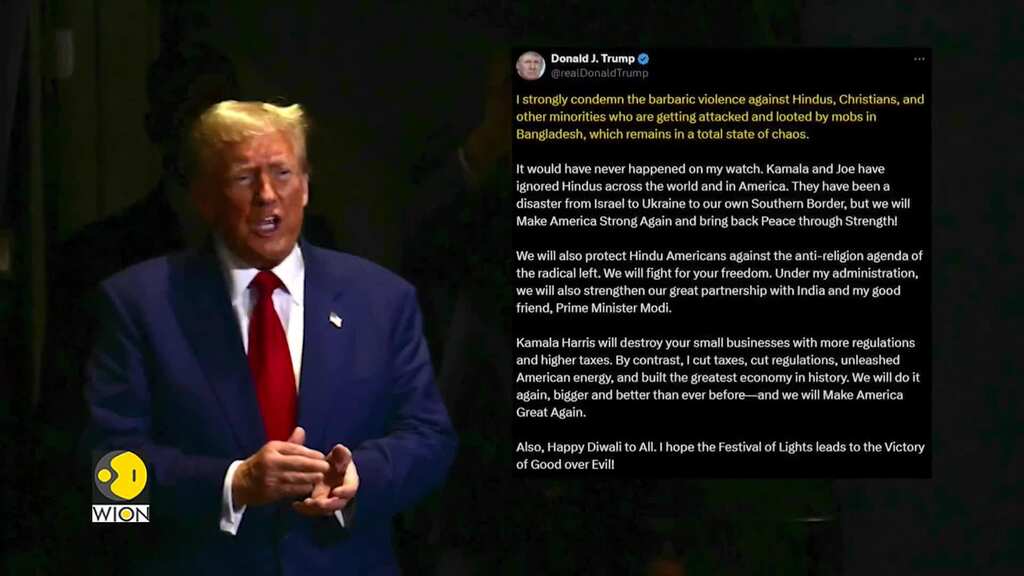Trump Condemns Anti-Hindu Violence in Bangladesh