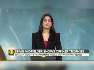 Spain Midfielder Aitana Bonmatí Shows Off Her Trophies Including Ballon D'Or