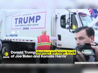 USA News: Trump Deploys Garbage Truck ‘In Honor Of Joe Biden And Kamala Harris’ | WION Originals