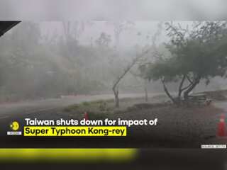 Taiwan: Heavy Rains, High Winds Lash Taiwan As Kong-Rey Makes Landfall | WION Originals