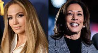 Jennifer Lopez rallies for Kamala Harris, snubs Trump for Puerto Rican comment