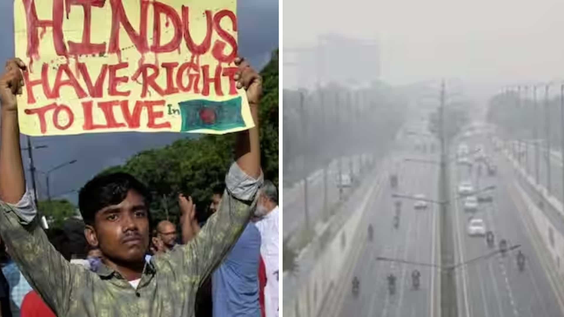 Top 10 news: 19 Hindus charged with sedition in Bangladesh; Delhi world's most polluted city post Diwali, more