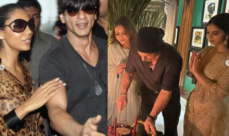 Gauri Khan shares a photo from Shah Rukh Khan's birthday celebration - see pic Gauri Khan shares a photo from Shah Rukh Khan's birthday celebration - see pic