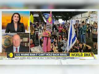 US Warns Iran It 'Can't Hold Back Israel'