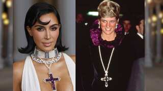 Kim Kardashian trolled for wearing Princess Diana's cross necklace at LACMA gala: 'Class vs trash'