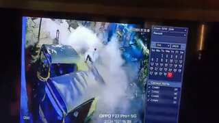 Man gets killed after sitting on firecrackers in a friendly dare: Video