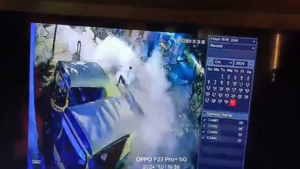 Man gets killed after sitting on firecrackers in a friendly dare: Video