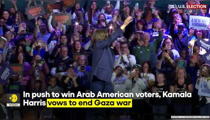USA News: Kamala Harris Vows To End Gaza War In Push To Win Arab American Voters, | WION Originals