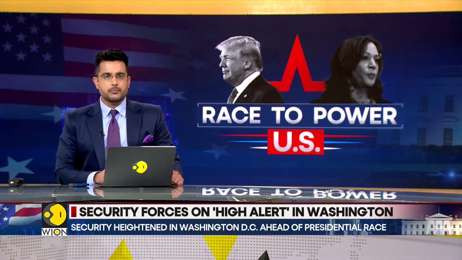 US Elections 2024: Secret Security Officers Guard The White House