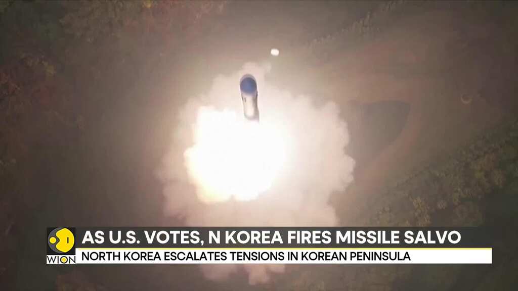 North Korea Fires Salvo of Short-Range Missiles Amid US Election Tensions
