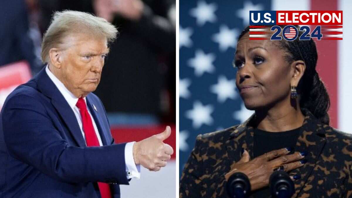 'Am I allowed to hit her now?’: Trump said 'nasty' Michelle Obama 'hit ...