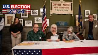 It's a tie for Trump and Harris in Dixville Notch. Here's what a 3-3 split means