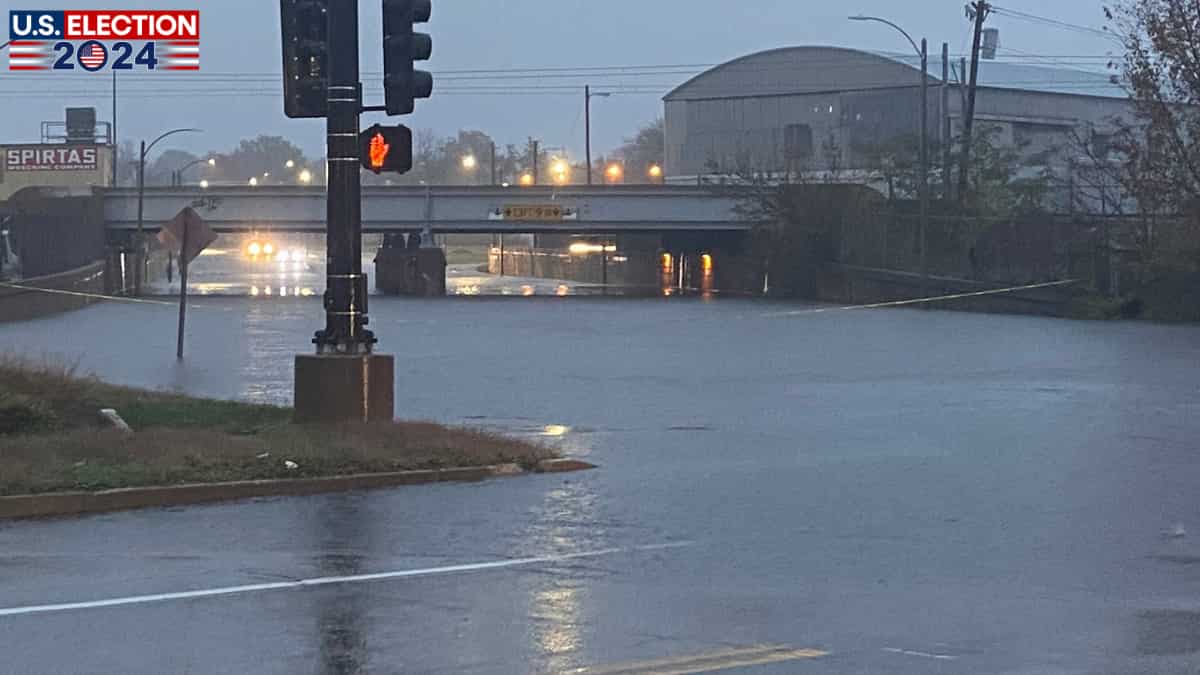 US Election: Record rainfall snaps power of polling place in Missouri, voters diverted US Election: Record rainfall snaps power of polling place in Missouri, voters diverted