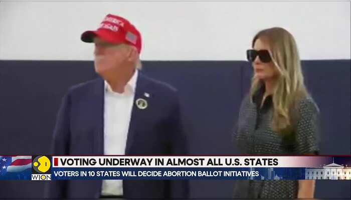 US Elections 2024: Republican Candidate Donald Trump Casts His Vote in Florida