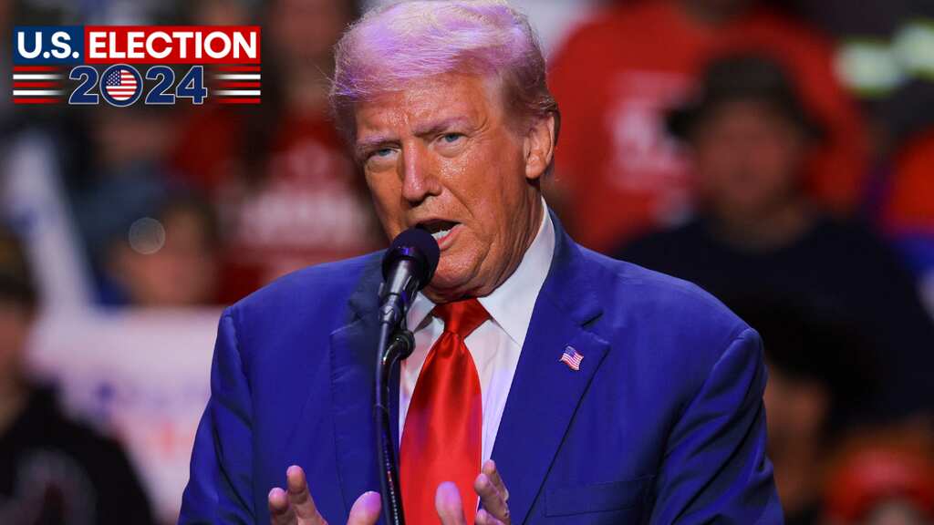 Donald Trump takes overall lead in White House race, securing over 50% of votes
